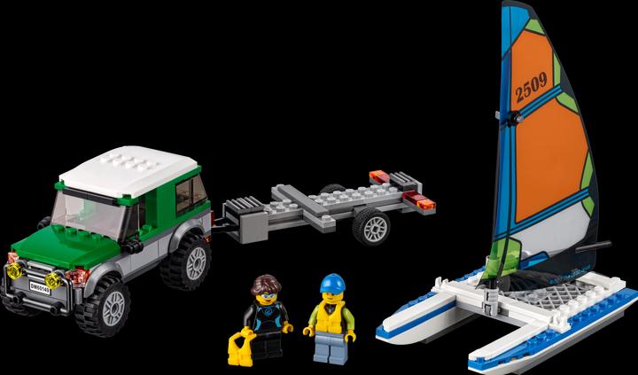 Actual product image LEGO Off-road vehicle with catamaran (60149, LEGO City)