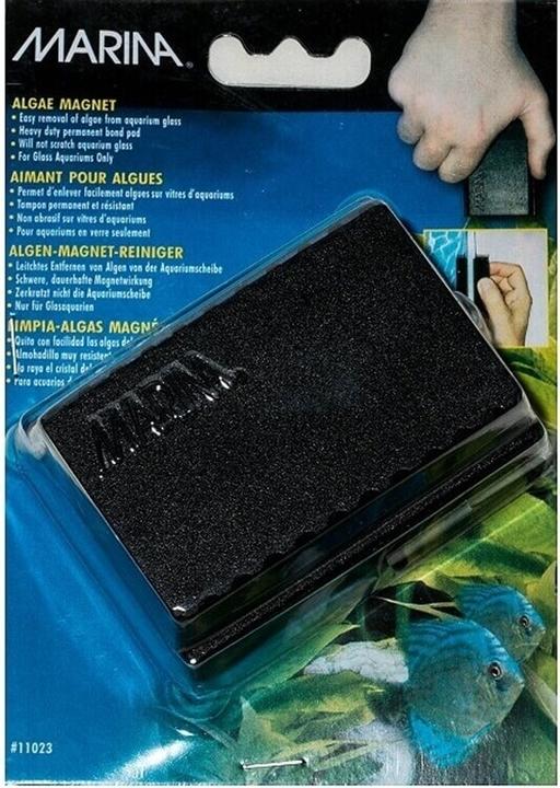 Produktbild Marina Magnetscheibenreiniger L 8x6x3.5cm (Aquarium Reinigung, Magnetreiniger)