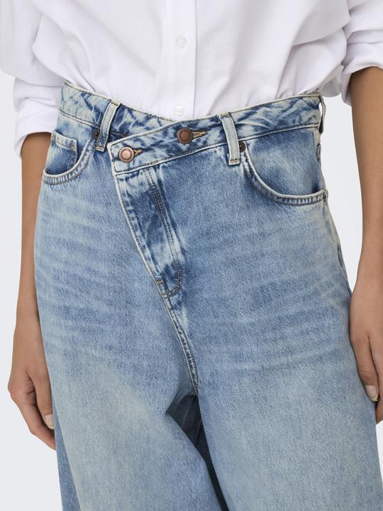 Immagine prodotto Only Taglio a gamba larga Jeans a vita media Jeans a taglio largo (W30/L32)