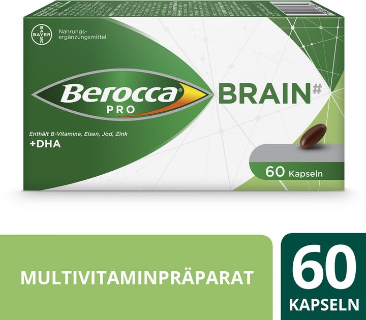 Produktbild Berocca PRO Brain Kapseln (60 Stück, Kapseln, 117 g)