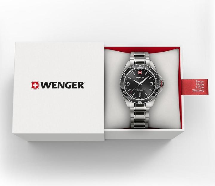Immagine prodotto Wenger 01.2031.101 Ececutive (Fatto in Svizzera, Orologio da polso analogico)