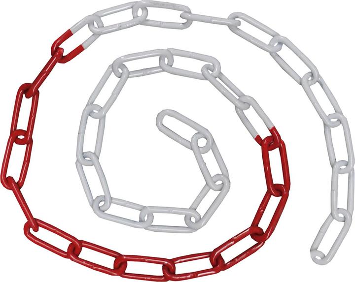 Actual product image Rs Pro Red/White Metal Chain,6mmx15m (15 m)