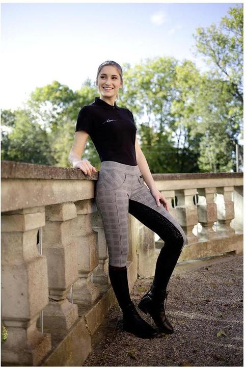 Actual product image Covalliero Riding leggings Superba Glencheck check (42)