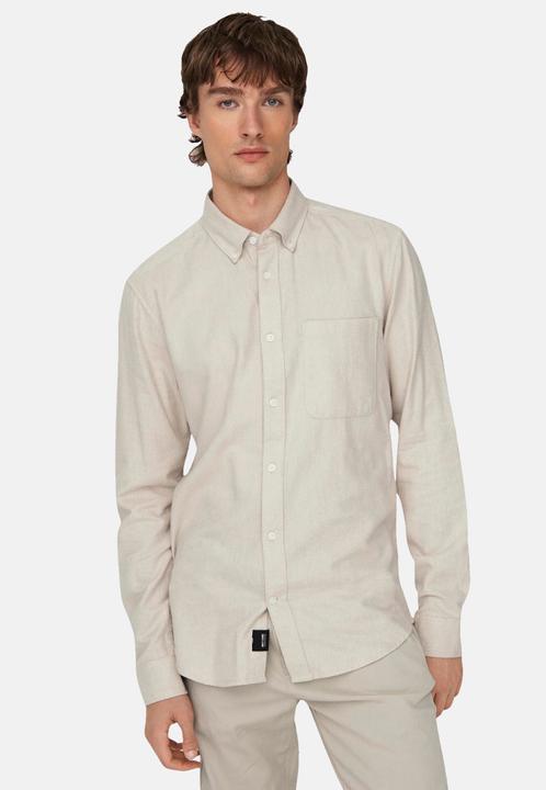 Immagine prodotto Only & Sons Camicia a maniche lunghe a tinta unita (S)