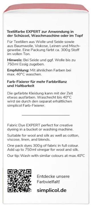 Image du produit MGA Colorant textile expert, rouge coquelicot 150 g (écarlate, 150 ml)