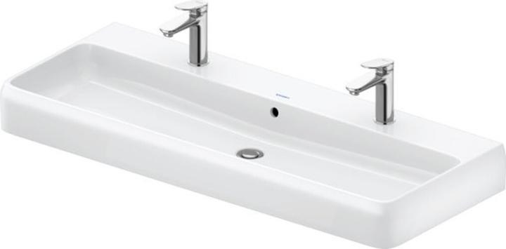 Image du produit Duravit Qatego lavabo, 1200x470mm, avec trop-plein, dessous émaillé, DuraCeram, 238212 (470 mm, 1200 mm)