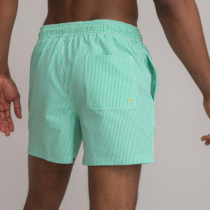 Produktbild La Redoute Collections Bade-Bermudas mit Allover-Druck (L)