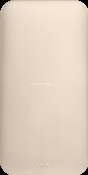 Actual product image MiPow Power Cube 5000 slim gold, lightning (5000 mAh)