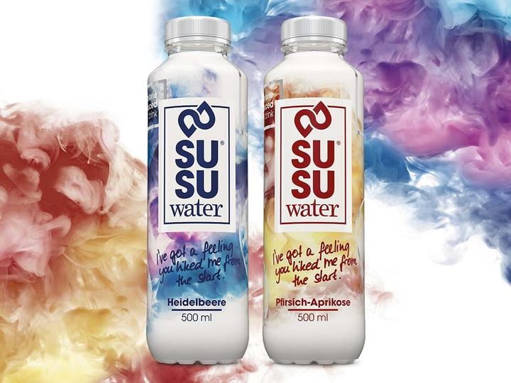 Actual product image Susu Water Heidelbeere (500ml) (6 x 50 cl)