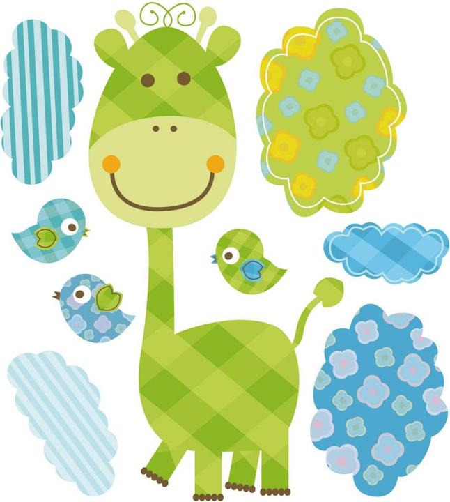 Actual product image Trenddeko Funny animals set (pattern) (71 x 80 cm)