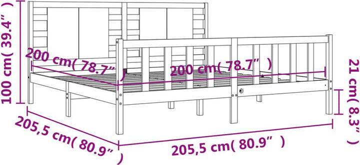 Actual product image VidaXL Mazikeen (200 x 200 cm)