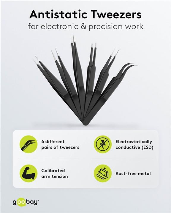 Actual product image Goobay Tweezer set