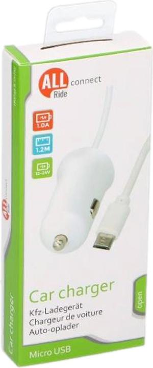 Produktbild All Ride Connect Car charger mico USB 1A