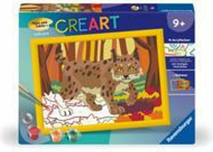 Produktbild Ravensburger CreArt - Malen nach Zahlen 23958 - Luchs im Herbstwald - Kinder ab 9 Jahren