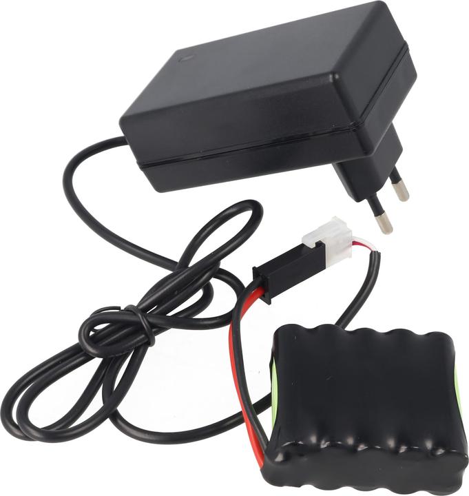 Produktbild AccuCell Schnell-Ladegerät exakt passend für den roma Rollladen 4511670 Akku 12V 800mAh (1 Stk., 800 mAh, Akku)