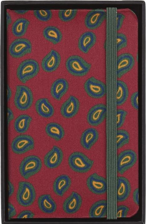Moleskine Quaderno in seta, XS, bianco, copertina rigida, Bordeaux (Nessuna, Copertina rigida)