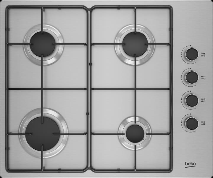 Immagine prodotto Beko HIBG64120SX Piano cottura in acciaio inossidabile a gas integrato 4 Zone