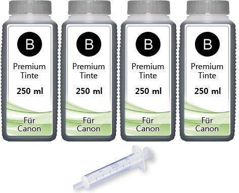 Produktbild Druckfuxx 1000ml Nachfülltinte für Canon Pixma MG5700 MG5750 MG5751 MG5752 MG575