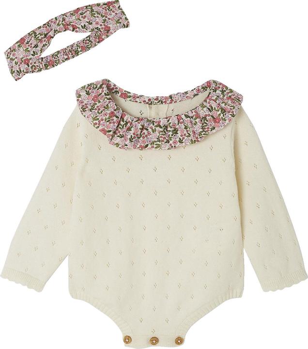 Produktbild Vertbaudet Baby-Set: Kurzoverall & Haarband (74)