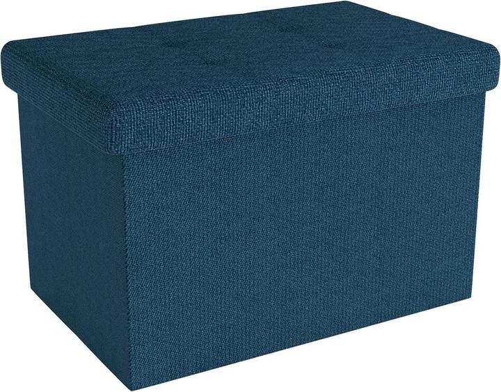 Intirilife Sitzbank 49x30x30 cm OZEAN BLAU (30.49 cm)