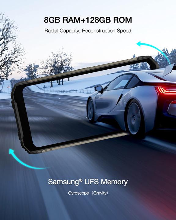 Produktbild Doogee S96 Pro (128 GB, Mineral Black, 6.22", Dual SIM + SD, 48 Mpx, 4G)