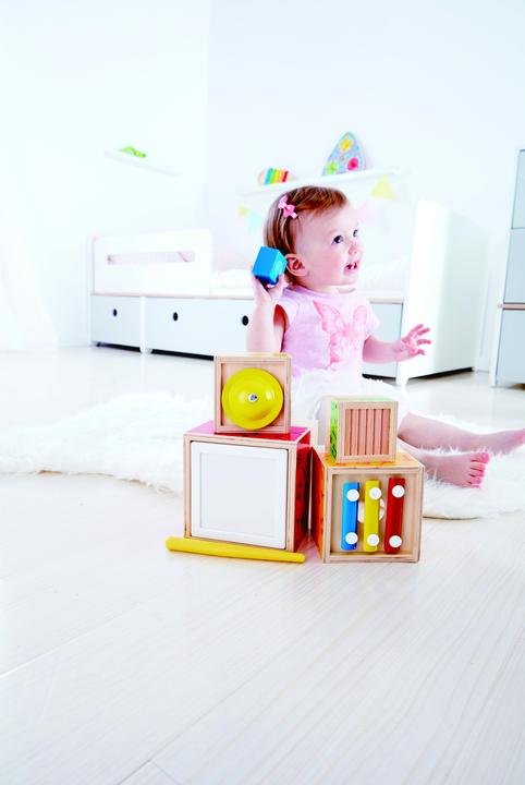 Immagine prodotto Hape Cubo per l'accatastamento della musica (Tedesco)
