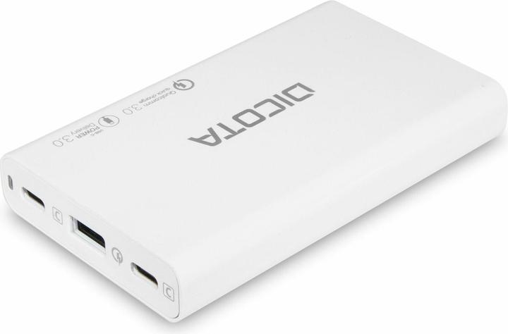 Image du produit Dicota Chargeur de bureau 3 ports (65W) blanc (65 W)