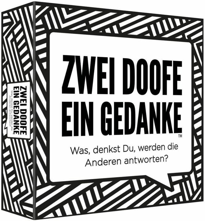 Actual product image Two stupid ones one thought (German)