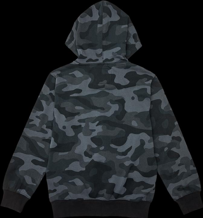 Actual product image Fox Hoody 23 Yth Pack E Zip Blk Cam Ym (M)