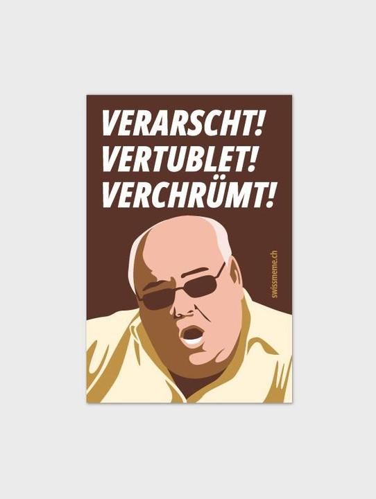Immagine prodotto SwissMeme VERARSCHT! VERTUBLET! VERCHRÜMT! Sticker