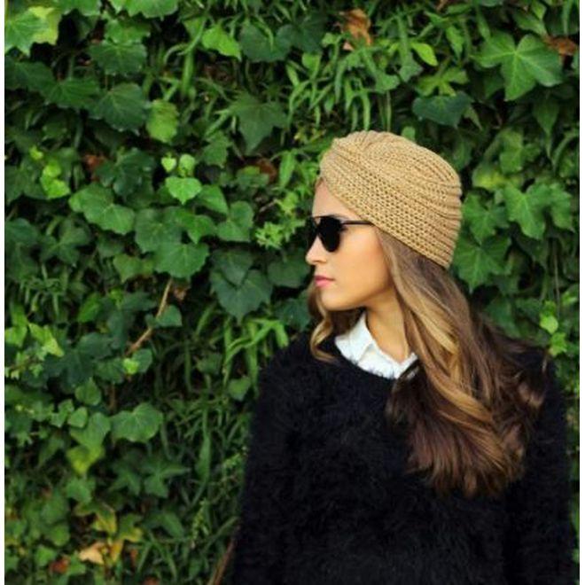 Produktbild MU Style Clair Series Gestrickte Turbanmütze (One Size)