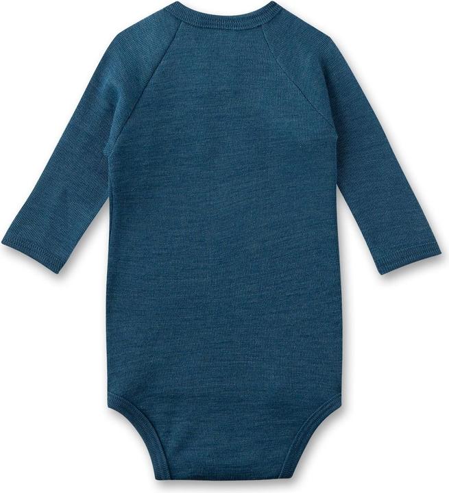 Actual product image Sanetta Merino/silk wrap bodysuit uni (68)