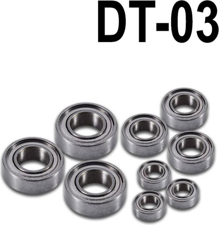 Actual product image Reely Ball bearing set for Tamiya DT-03 chassis