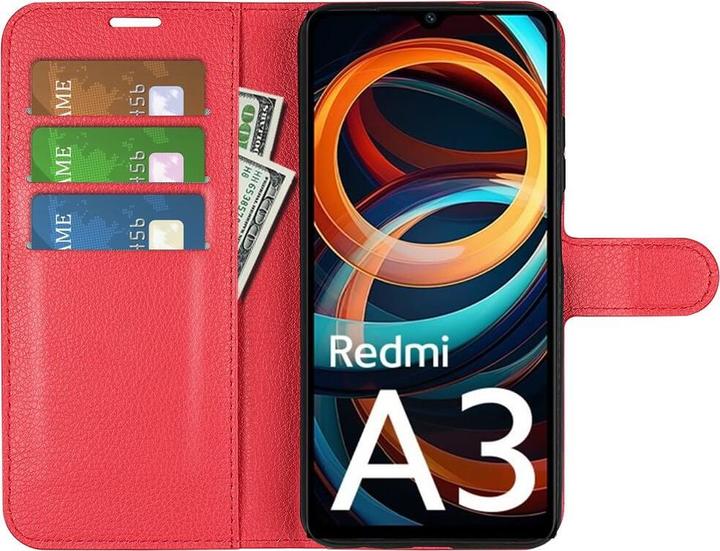 Actual product image Cover-Discount Xiaomi Redmi A3 - Leather Case Cover (Xiaomi Redmi A3)