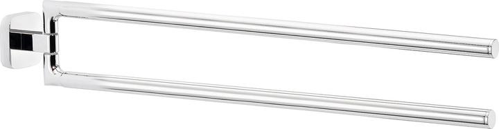 Actual product image tesa ELEGAANT Towel rail two-arm incl. adhesive solution without drilling