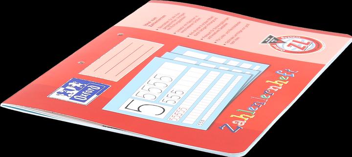 Produktbild Oxford Zahlenlernheft, A4 quer (A4, Harter Einband)