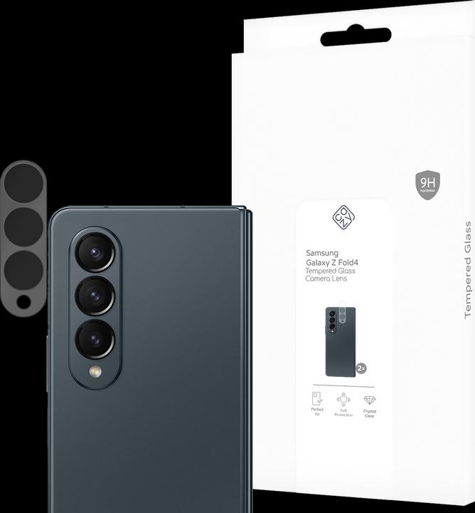 Produktbild Cazy Kamera Schutzfolie Kompatibel mit Samsung Galaxy Z Fold4 Kamera Schutzglas - 2 Stück (2 Stück, Samsung Galaxy Z Fold4)
