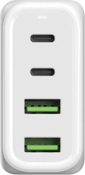 Produktbild Allnet Ersatznetzteil QC USB-C PD GaN Netzteil Power Supply 68 Watt 2x USB Typ-A QC, 2x USB Typ-C** (68 W)