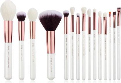 NoName Marke 15Pcs Pearl White/Rose Gold Professional Makeup Pinsel Set (Set)