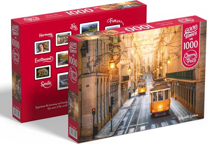 Actual product image Cherry Pazzi Puzzle Romantic Lisbon, Portugal 1000 pieces (1000 pieces)