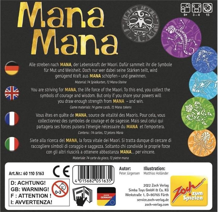 Actual product image Zoch Mana Mana (German)