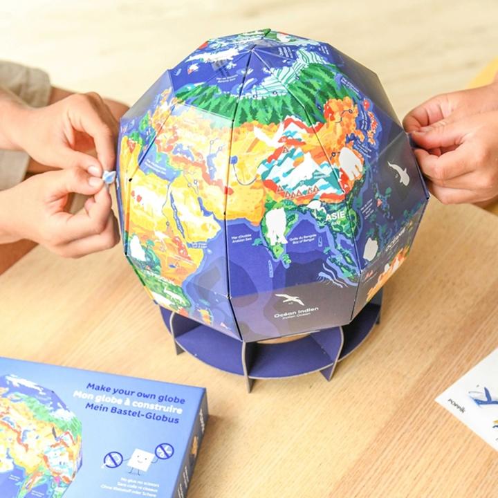Image du produit Poppik Mon globe de bricolage, Notre planète