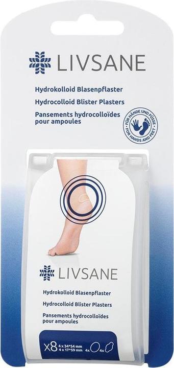 Immagine prodotto Livsane Cerotti per vesciche idrocolloidali 8 (8 x)