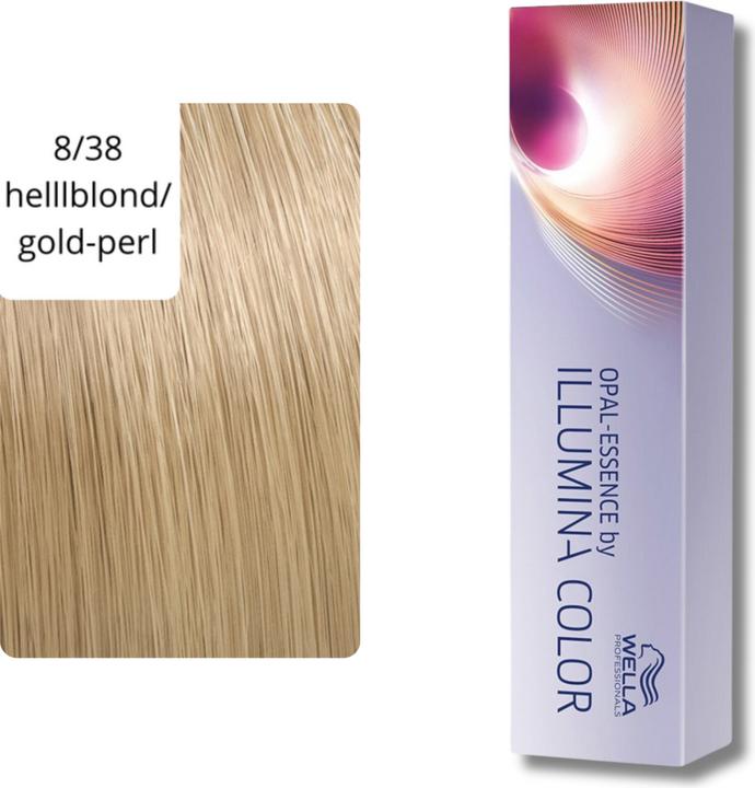 Productafbeelding Wella Illumina kleur (8/38 lichtblond goud-perl)