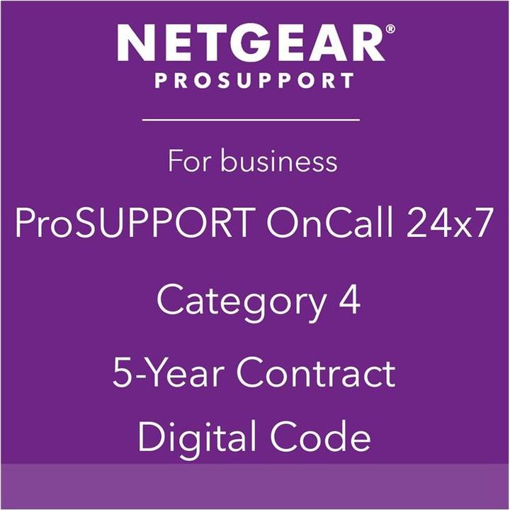 Produktbild Netgear PMB0354: Kategorie 4-Lizenz (60 Monate, Pickup & Return, Post Warranty)