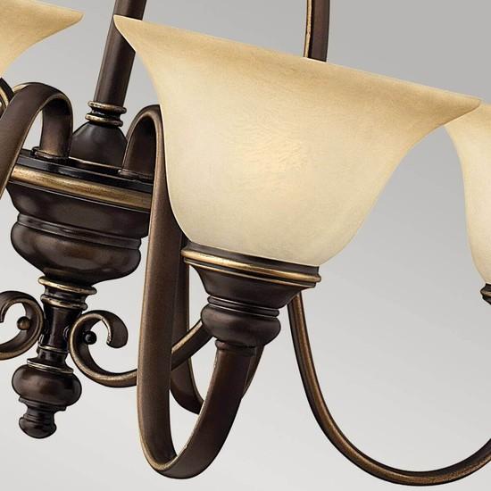 Image du produit Elstead Lighting Cello Lustre E27 6 branches bronze antique (80.60 cm)
