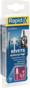 Actual product image Rapid Waterproof blind rivet Ø 3.2 x 8 mm