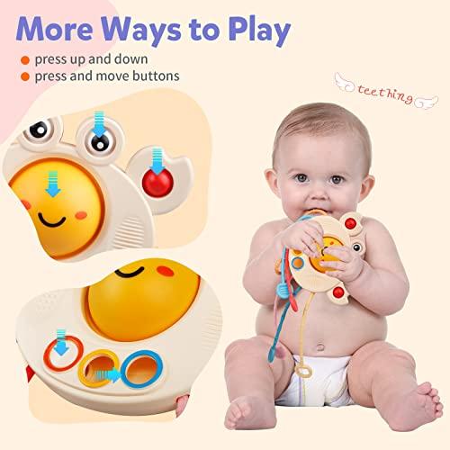 Produktbild Activity Board Spielzeug ab 1 Jahr, Baby Spielzeug 6-18 Monate, Silikon in Lebensmittelqualität Motorikspielzeug