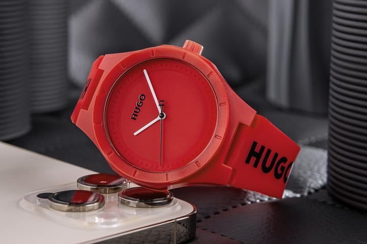 Actual product image Hugo Boss Hugo Lit For Him Rote Herrenuhr 1530346 + BOX