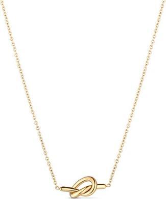 JVD - Minimalist gold plated necklace for women SSSN0073XI8GO45